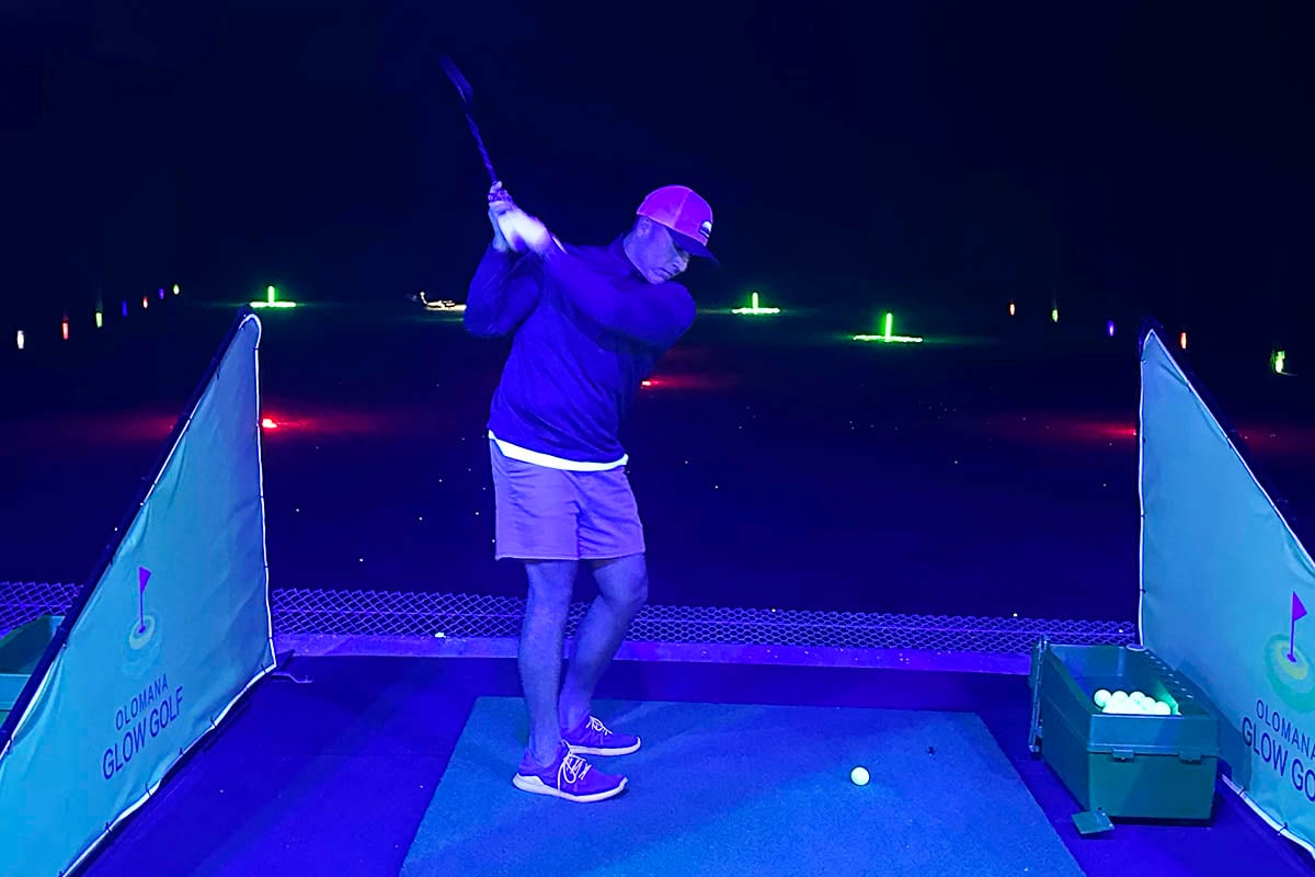 We Tried It: Glow Golf at Olomana Golf Links