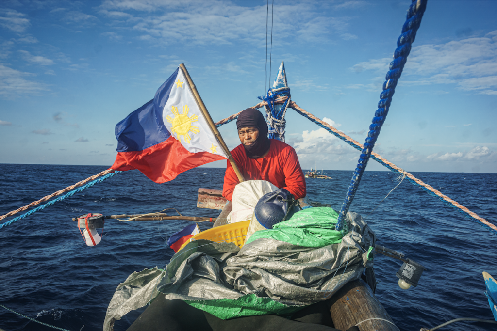 lone fisherman in Food Delivery Fresh From The West Philippine Sea 1