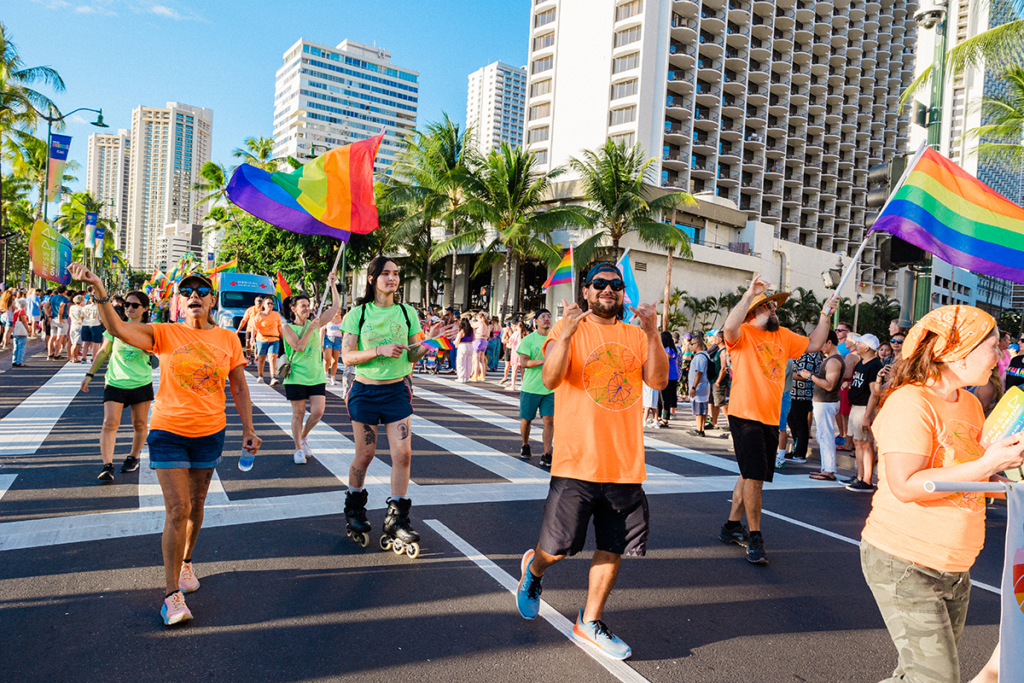 Honolulu Pride Parade Courtesy Of Hawaii Lgbt Legacy Foundation