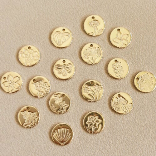 Laine Honolulu Flower Disc Charms Courtesy Of Laine Honolulu