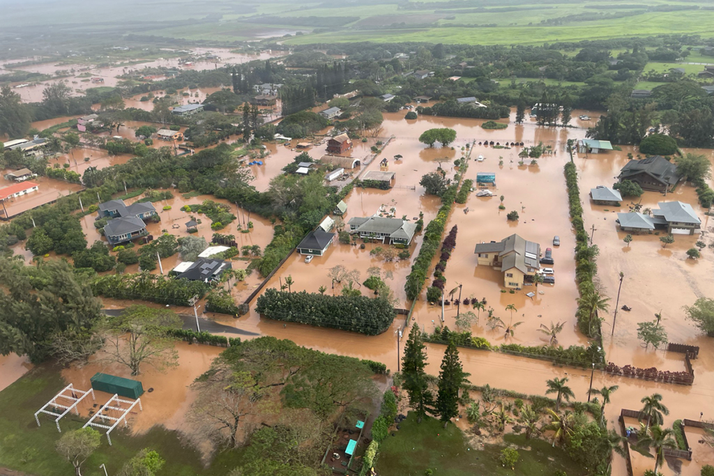 Waialua Flooded Courtesy Of Us Coast Guard Oceania