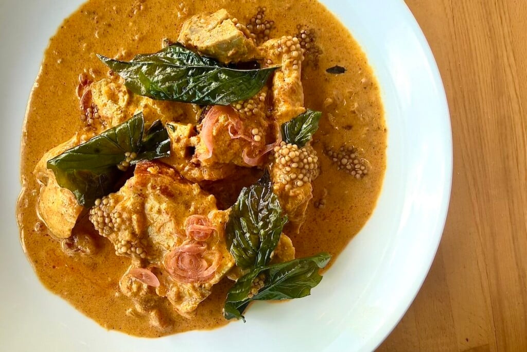 pork belly curry for hale ‘aina gala