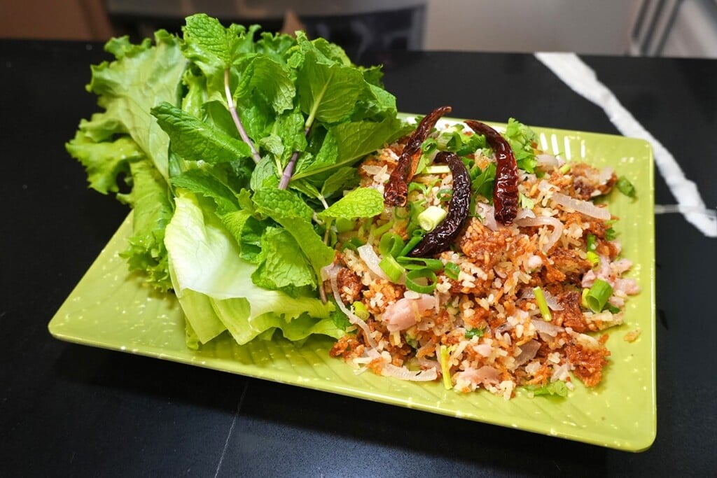 Nem Khao lao crispy rice