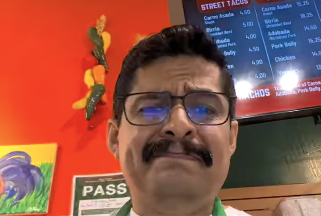Screenshot of pedro haro of lahaina tacos