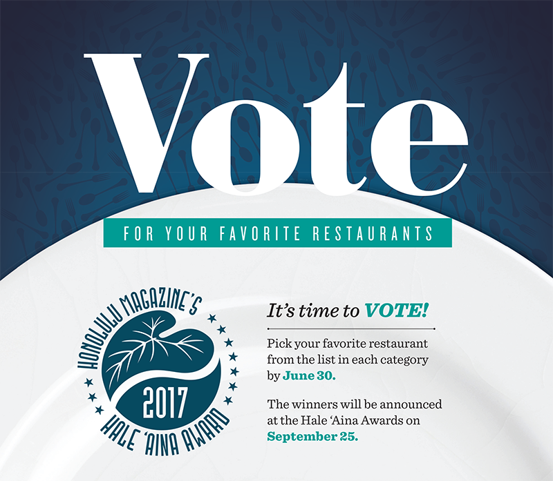 Vote Hawaii Best Restaurants Hale Ainacopy