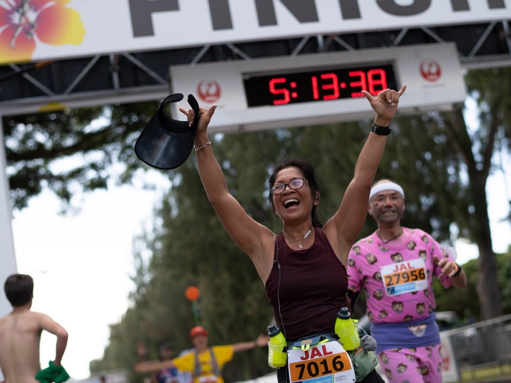 Honolulu Marathon Runner 2018
