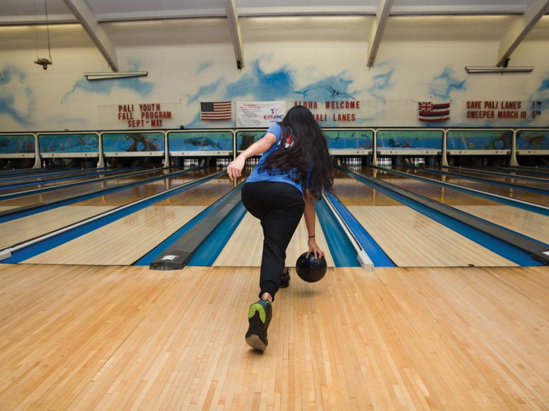 Spared Girl Bowling