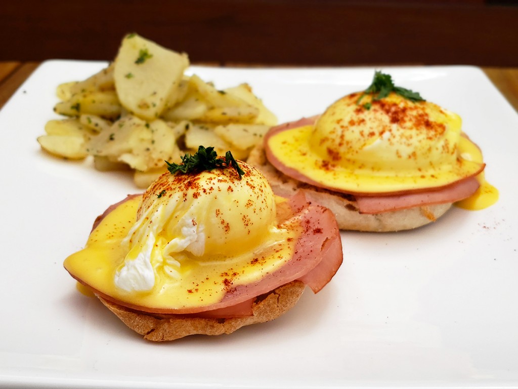 Work Play Kakaako Eggs Benedict Cover