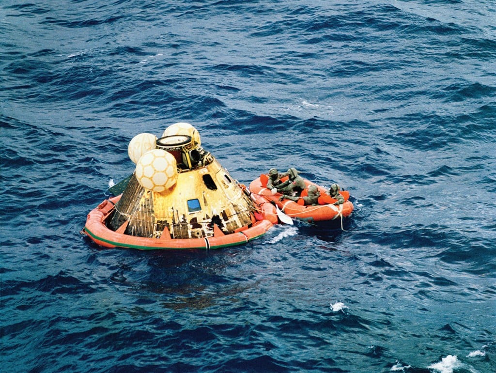 Apollo Landing In Hawaii After Moon Cover