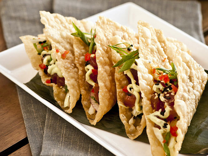 Ahi Tacos Splash
