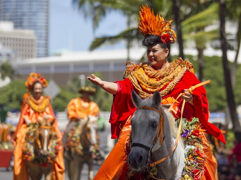 2016 Aloha Festivals Floral Parade Lanai Princess Ronica Ann Ibara1