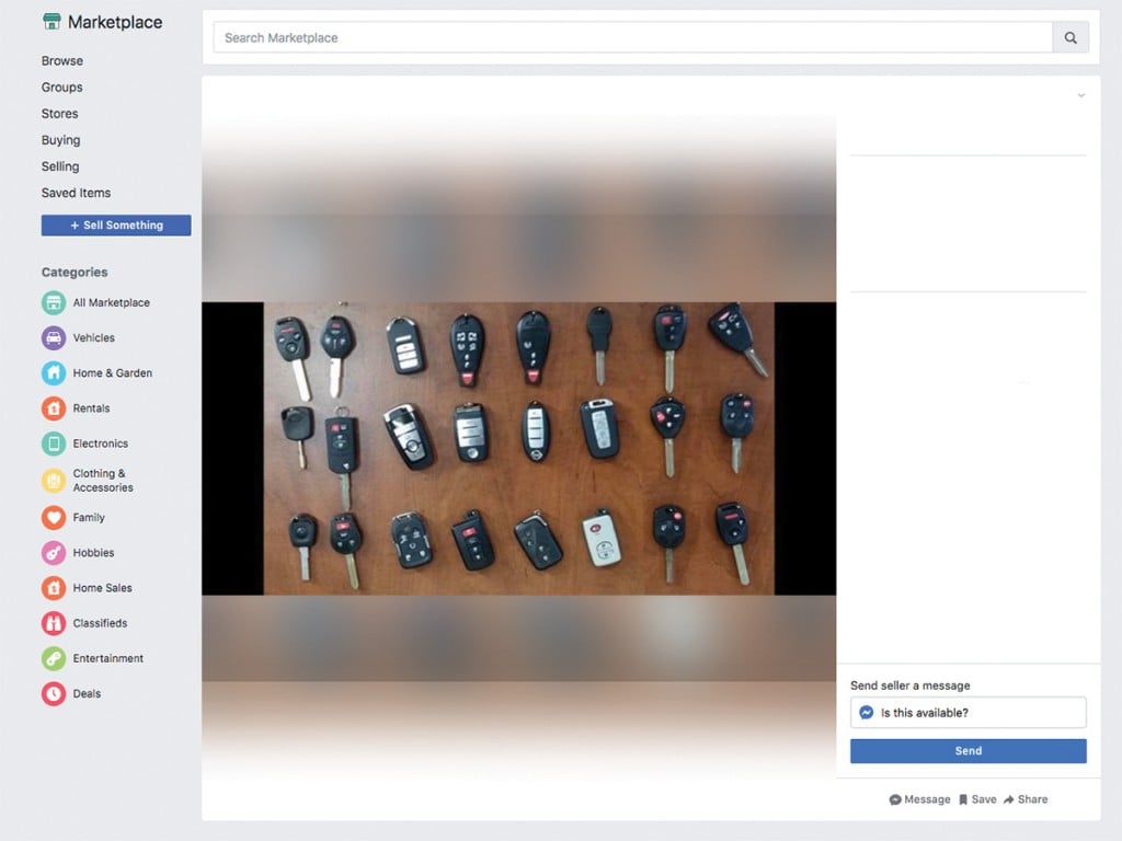 Afterthoughts Here Are The Most Interesting Things I Found On Facebook Marketplace Keys