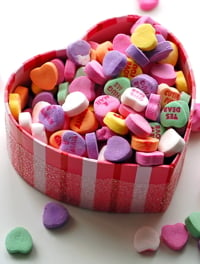 Candy Valentine Heartsblog