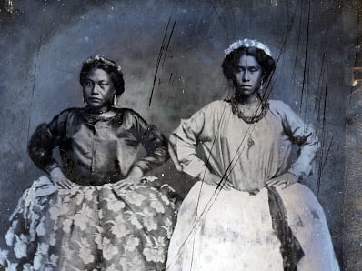 King Kalakaua Exhibit Hula Photograph