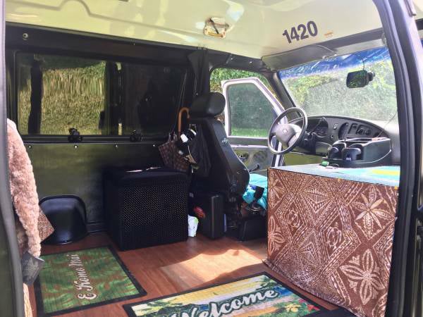Real Estate Van Inside