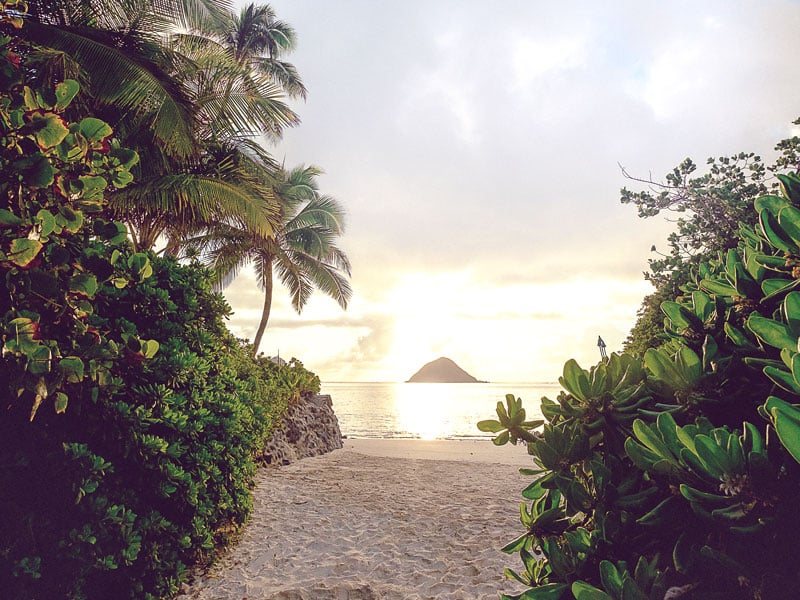 Windward Oahu Lanikai Sunrise