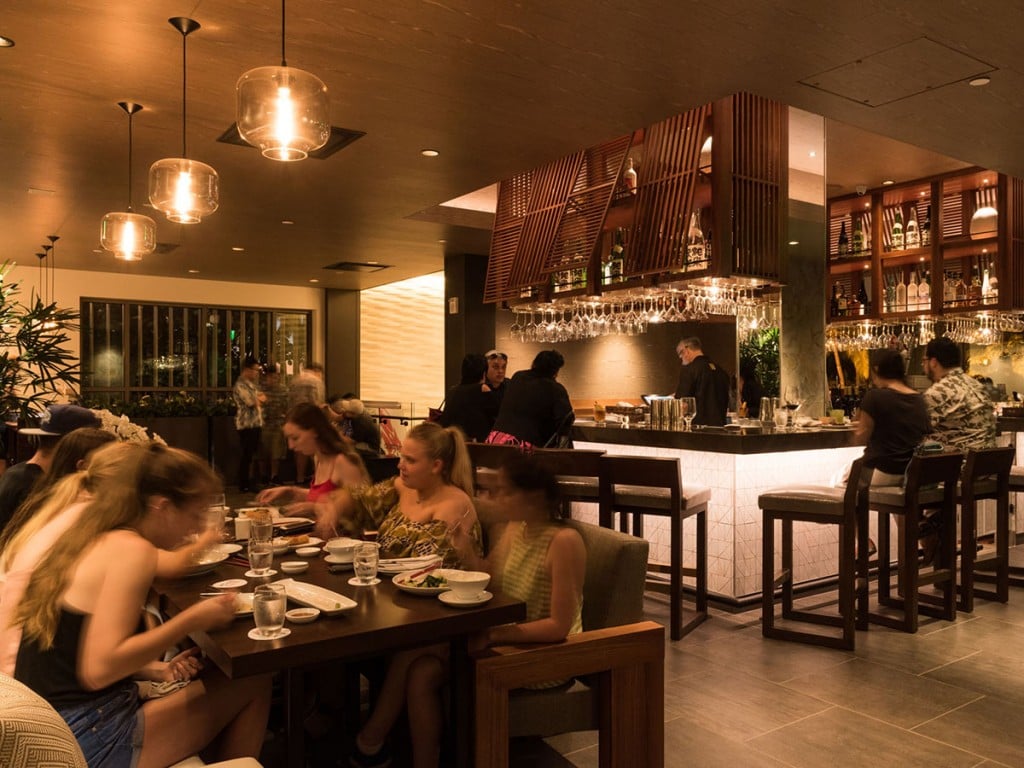 Morimoto Waikiki Happy Hour Bar Area