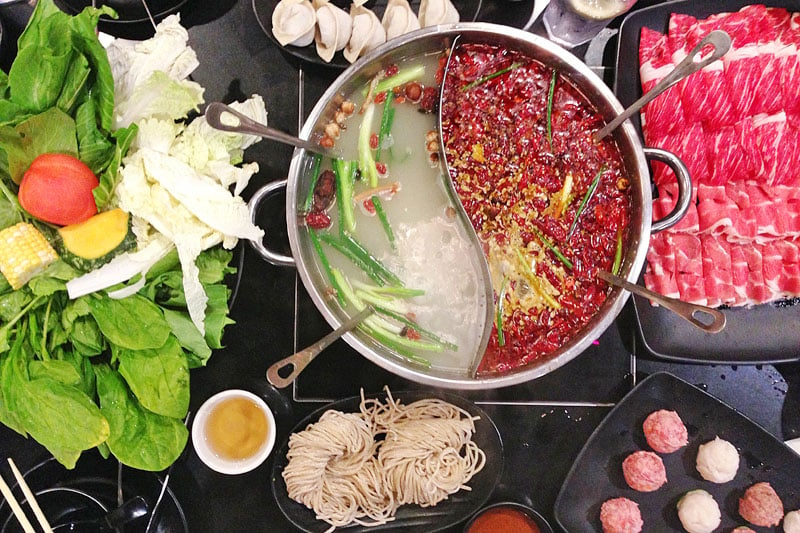 Mongolian Lamb Split Hot Pot with Spicy Option — easypeasyjapanesey