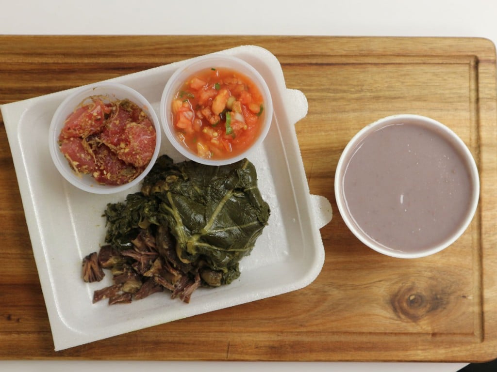 Youngs Fish Market Oxtail Laulau Top Down