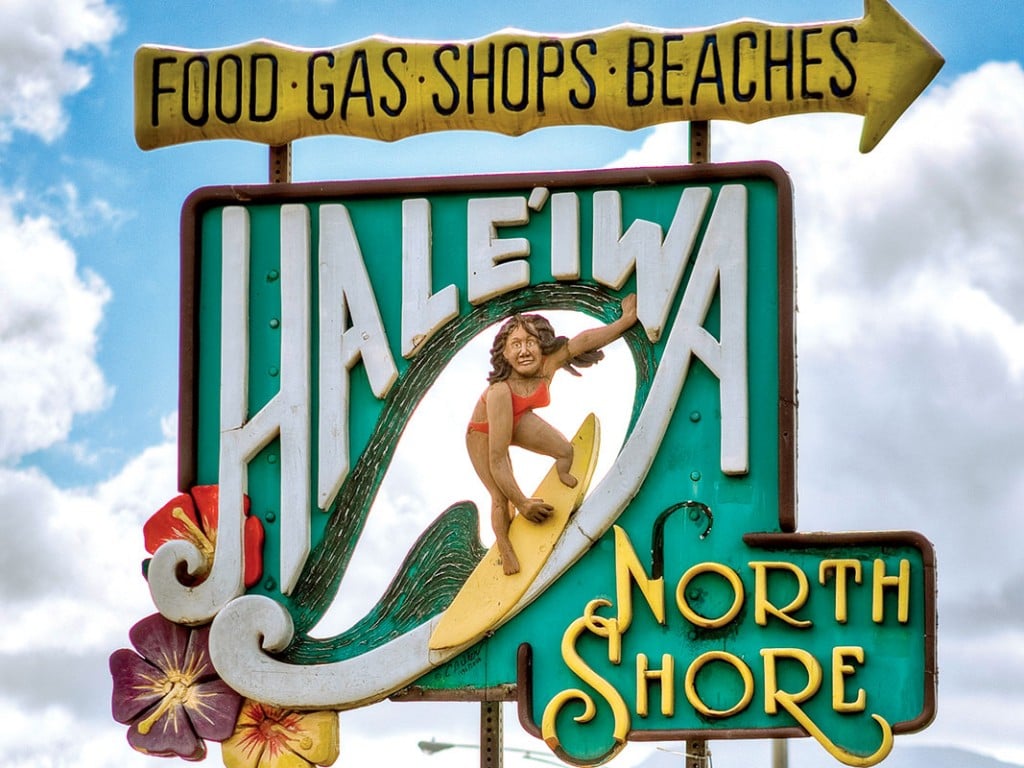 Haleiwa Town Sign Oahu Walking Tour Cover