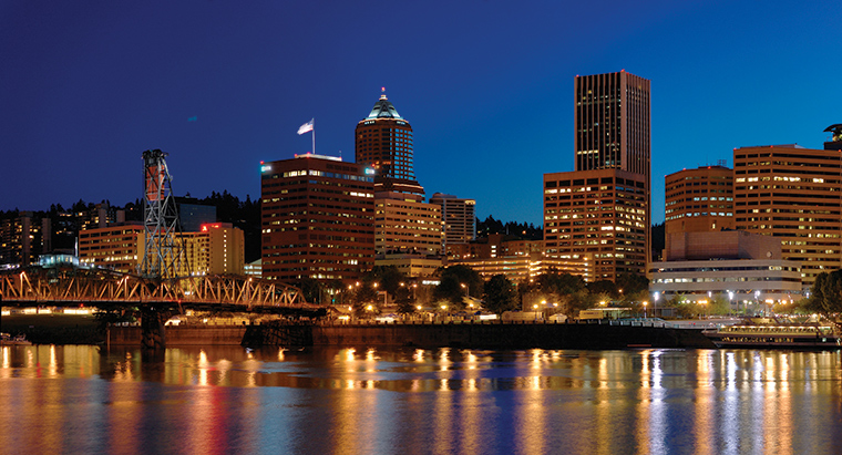 Portland Night Panorama