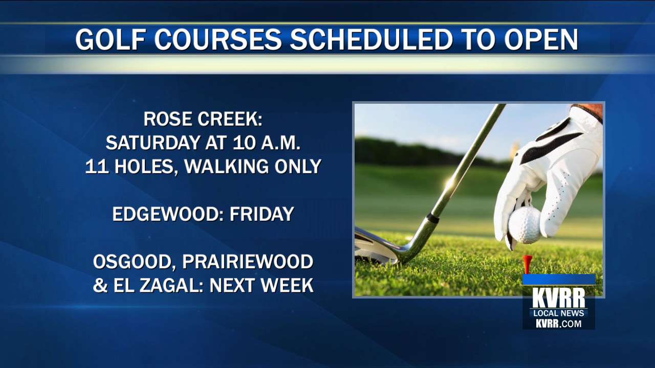 Rose Creek Golf Course to Open in Time for Weekend - KVRR Local News