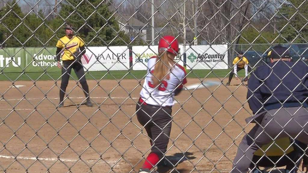High School Softball Red River Explodes for 28 in win KVRR Local News