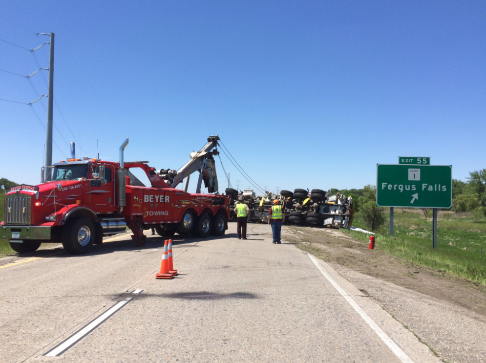 I-94 Westbound Lanes Reopen After Semi Crash - KVRR Local News