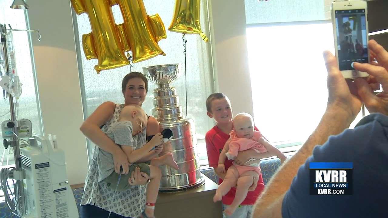 Stanley Cup champion Cullen returns home, sees part of Sanford Children's  Hospital built with $1 million donation