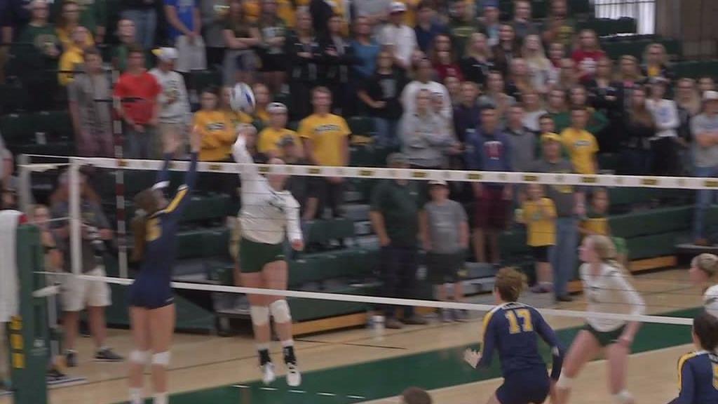 NDSU Volleyball Wins In Straight Sets To Open Bison Classic - KVRR ...