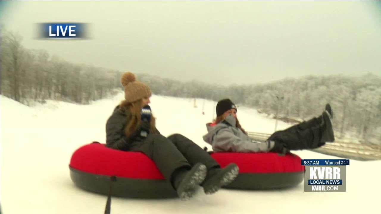LIVE Detroit Mountain Snow Tubing KVRR Local News
