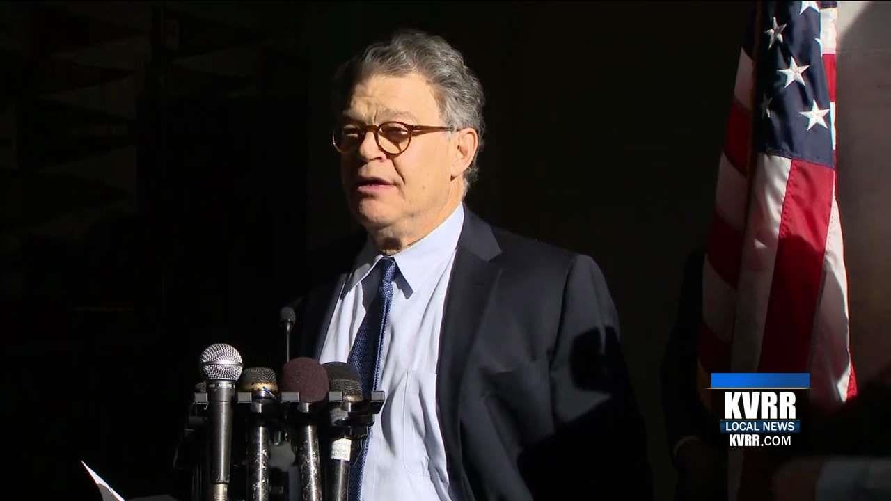 Senator Franken's Last Day, Former Minnesota Representative "Praying