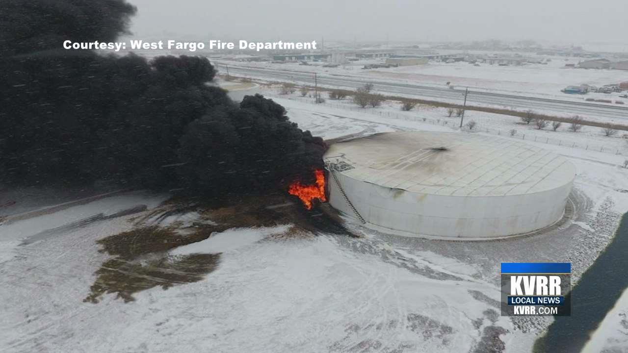 West Fargo Tank Fire Still Under Investigation, Magellan Begins Cleanup