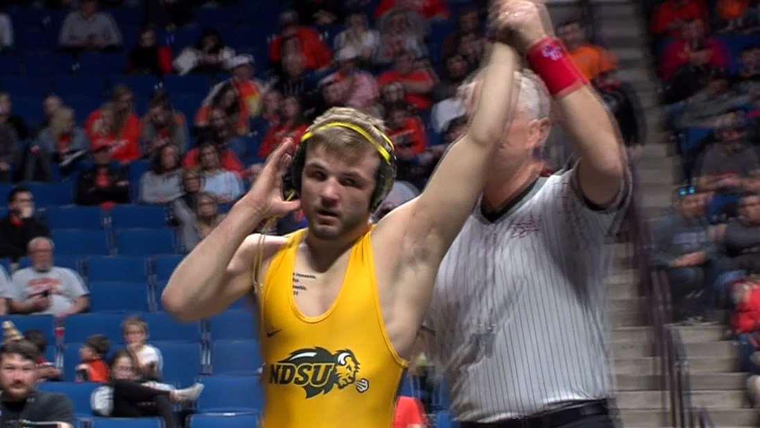 College Wrestling Bison Lock up Four Bids to NCAA's From Big XII