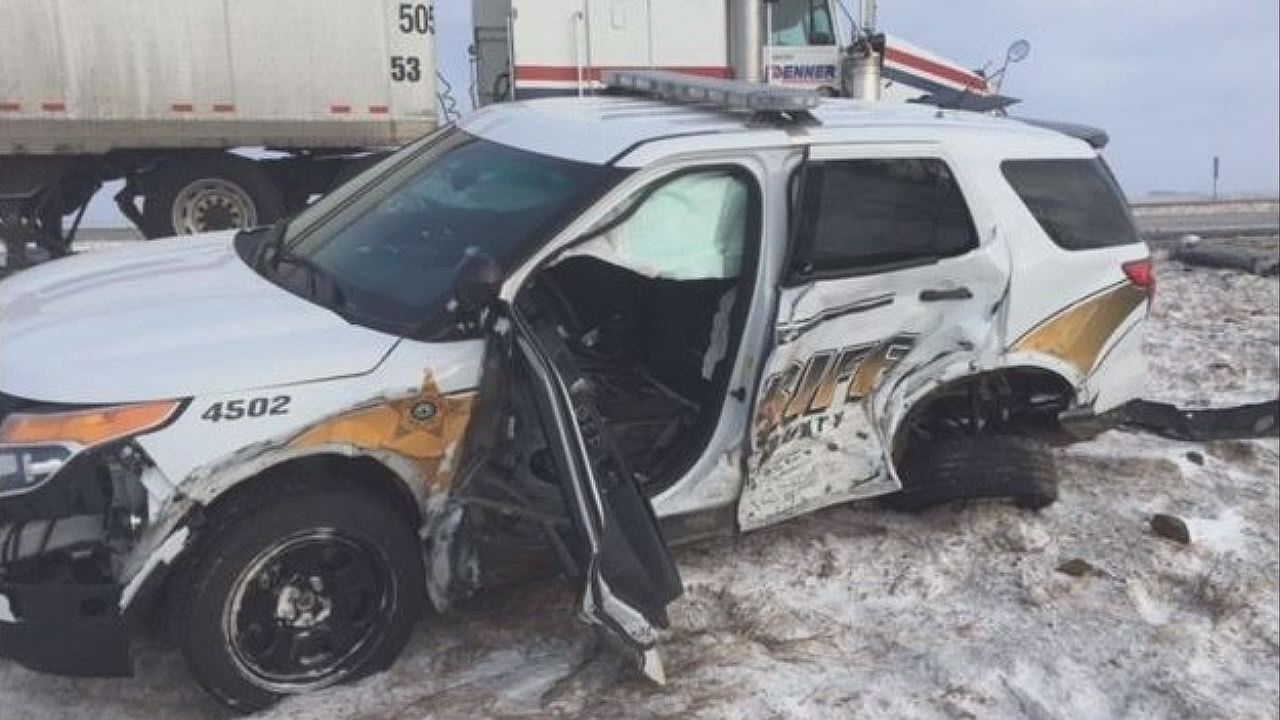 WEB VIDEO EXCLUSIVE One Injured in Broadway Car Crash KVRR Local News