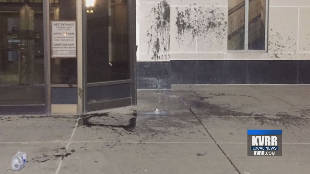 DAPL Protesters Suspected in Vandalism to Capitol Building - KVRR Local ...