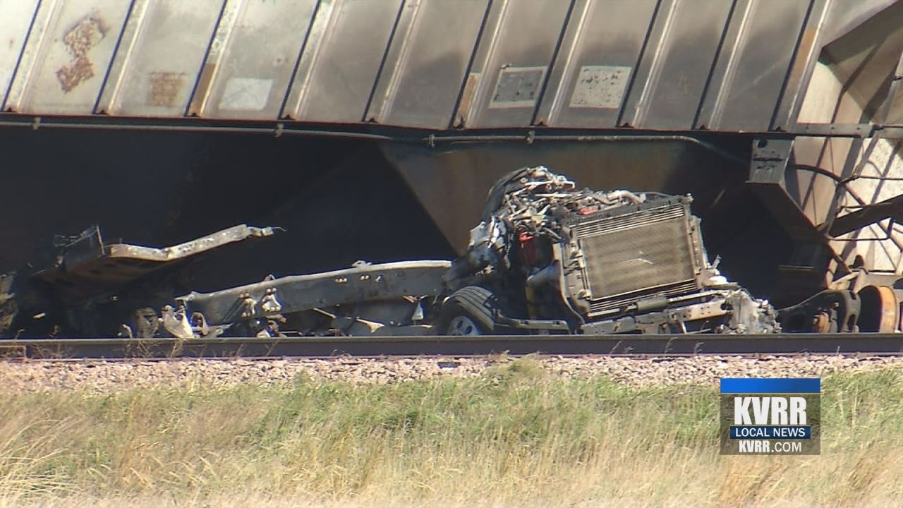 Semi Driver Walks Away from Train vs. Truck Crash Near Dwight KVRR