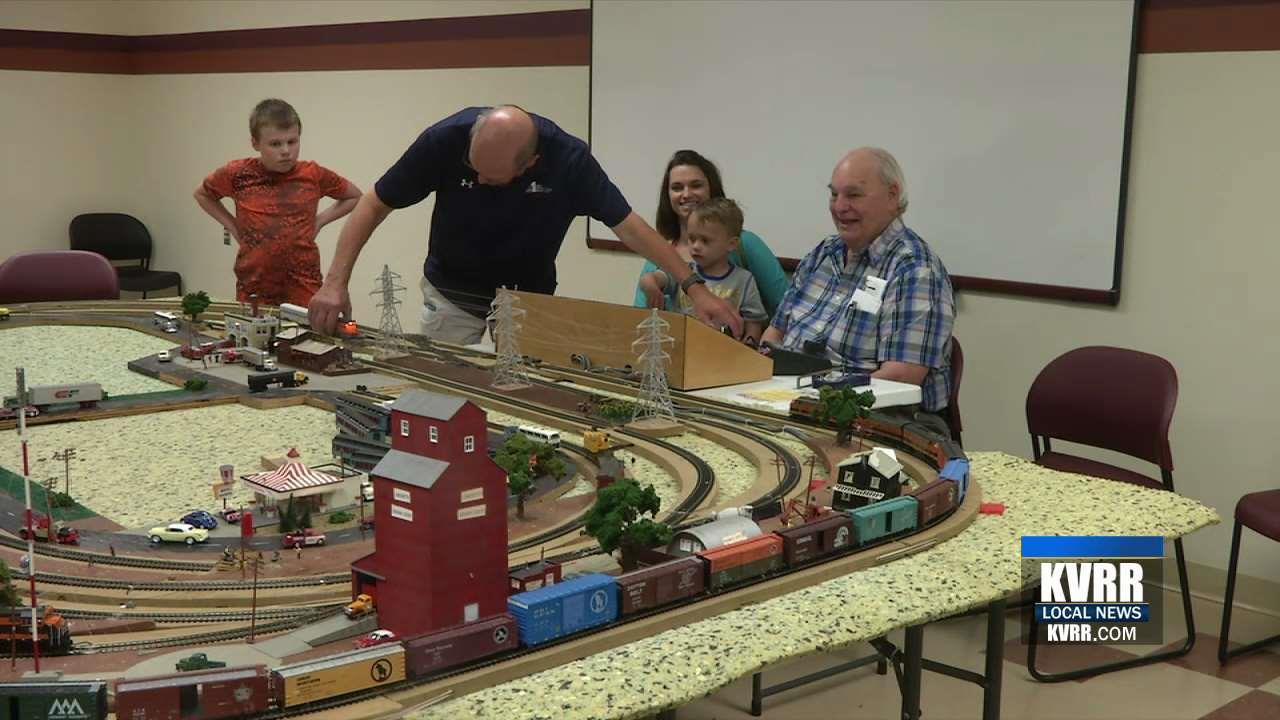 Collector Displays His Love For Model Trains at West Fargo Library