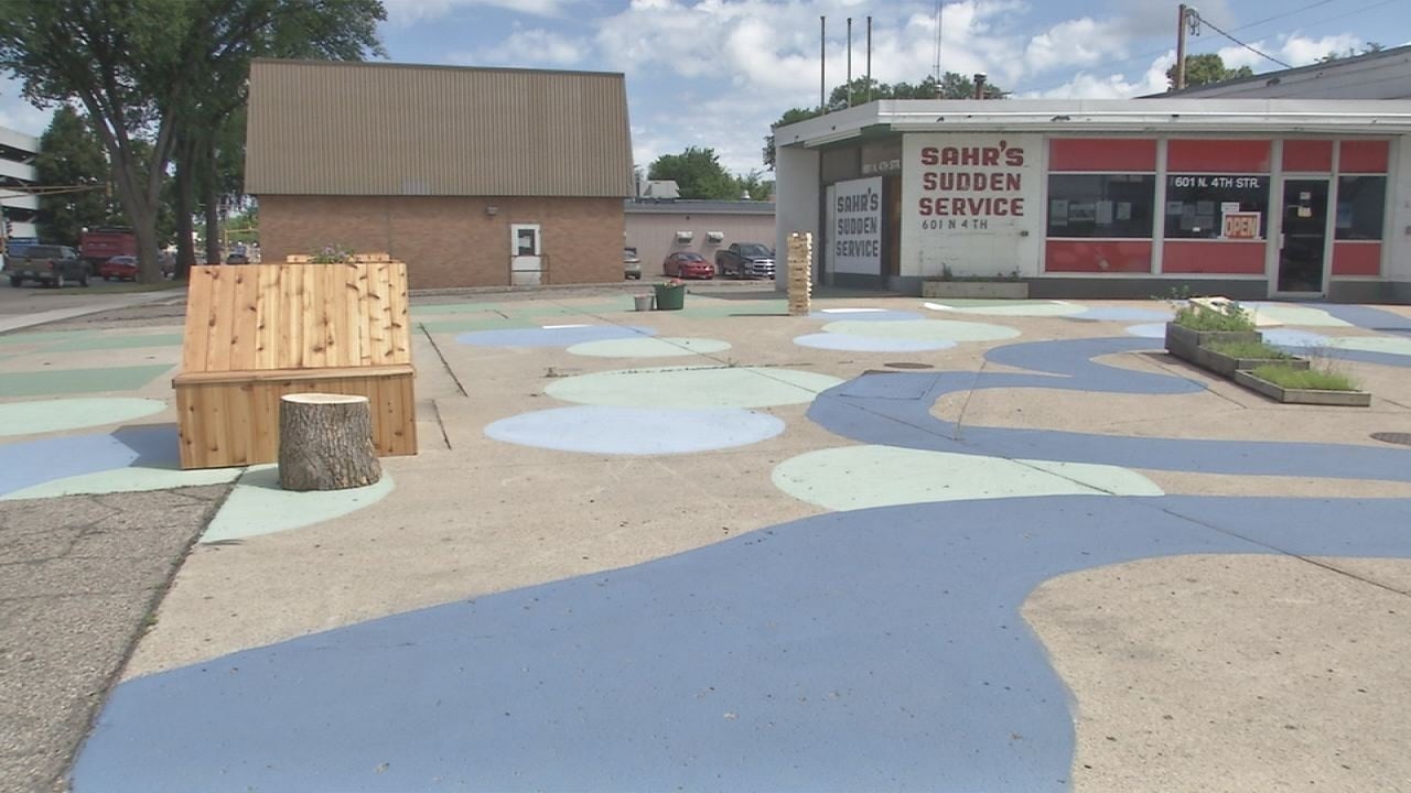 Old Gas Station Gets a New Life as a City Park in Fargo KVRR Local News