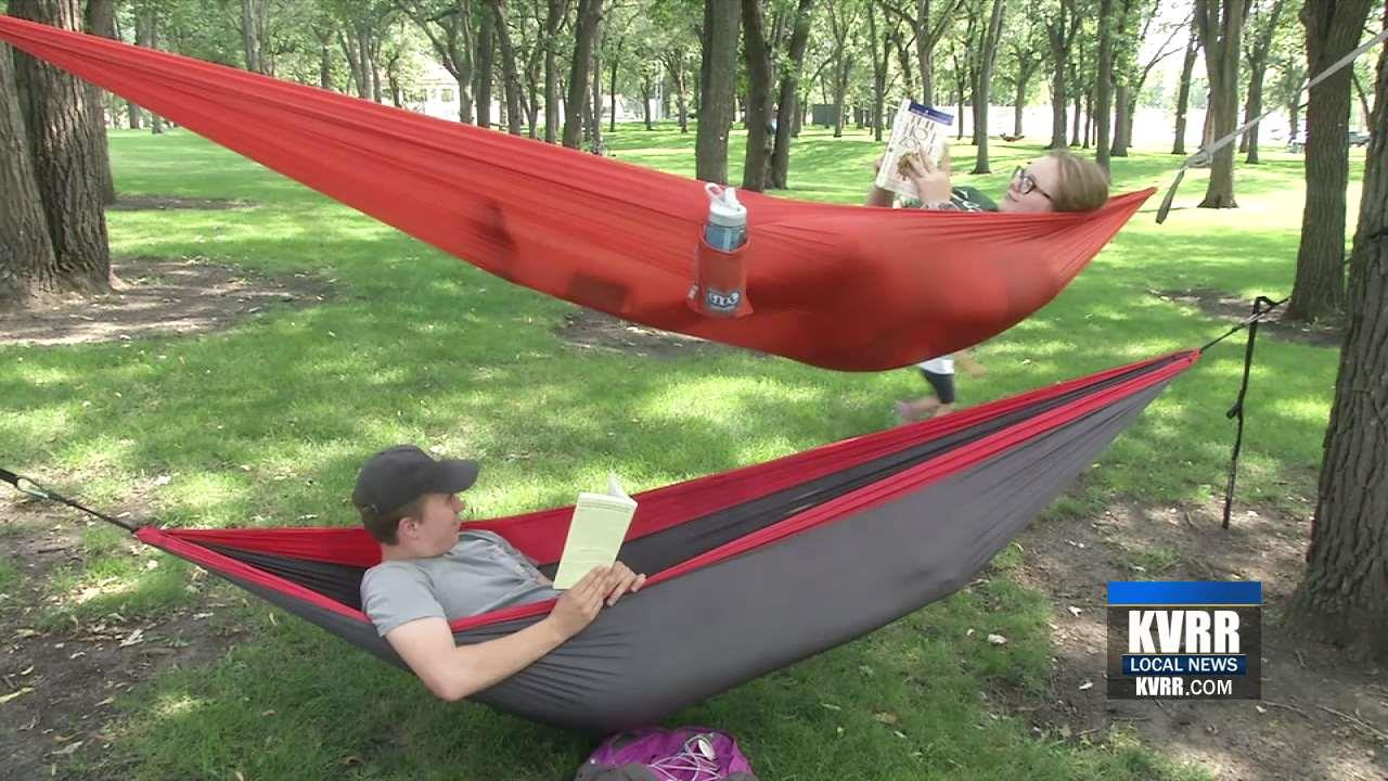 National Hammock Day Bringing People Together in Island Park to Swing