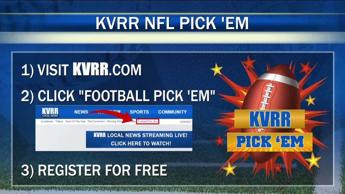 Sign Up for the KVRR NFL Pick 'Em! - KVRR Local News