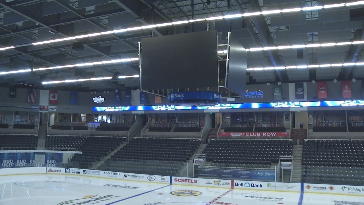 Scheels Arena Has a Major Upgrade A New FourSided, HD Screen