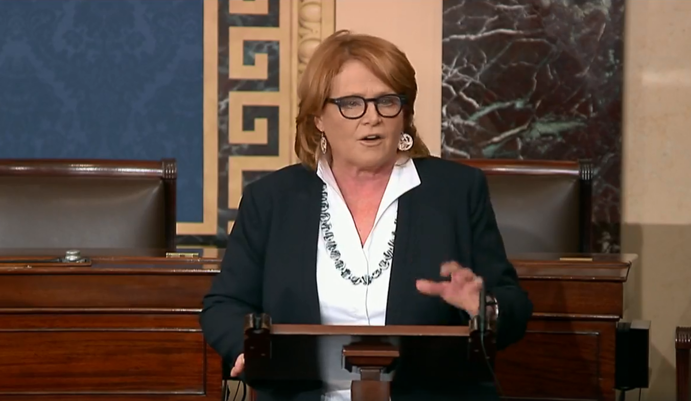 Sen. Heitkamp in Farewell Speech 