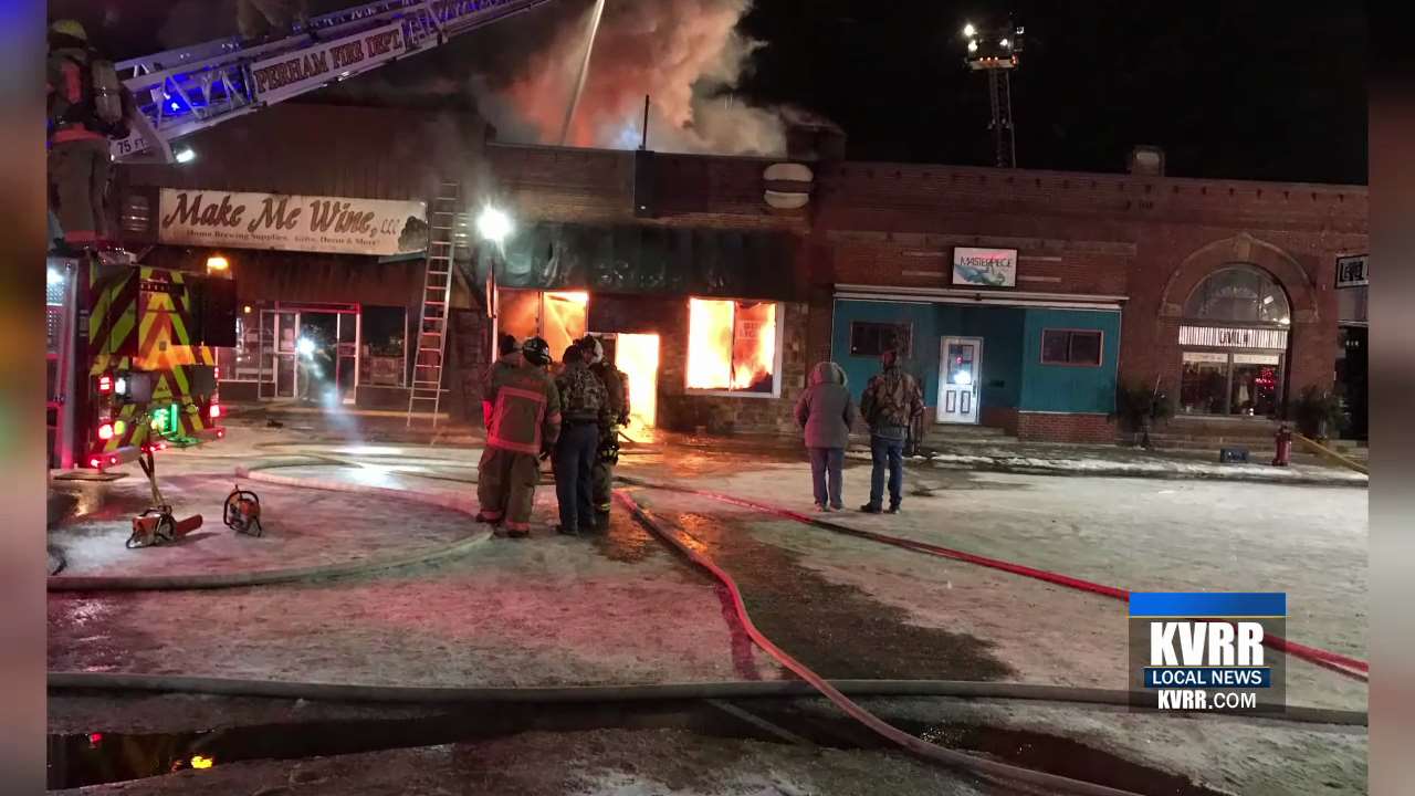EarlyMorning Fire Destroys Two Businesses in Downtown Perham