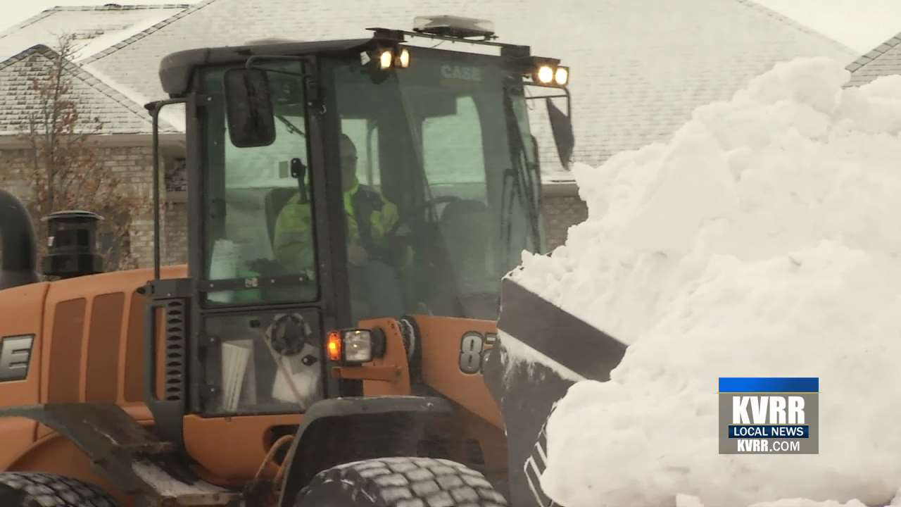 Fargo Public Works Clears Neighborhoods, Hauls Snow to Dump Sites