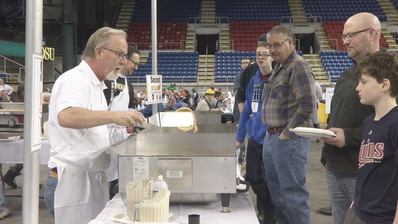 Combining Flapjacks and Fun Fargo Kiwanis Hold Annual Pancake Feed