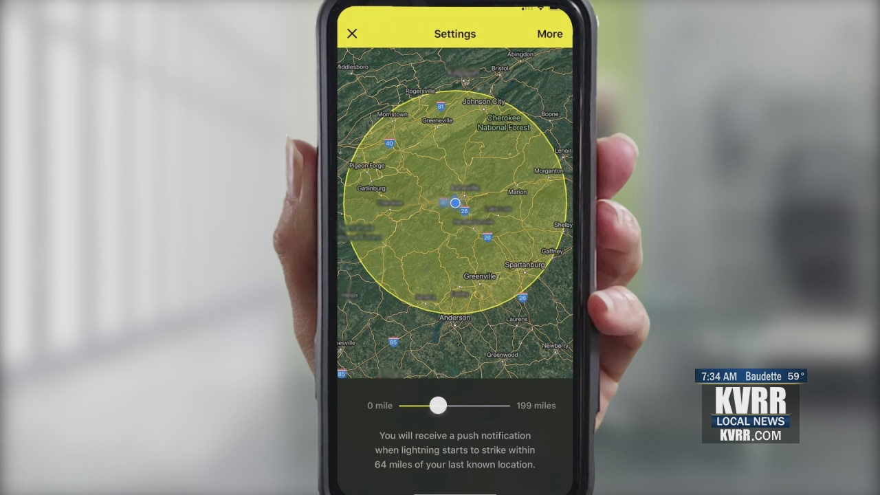 App of the Week My Lightning Tracker KVRR Local News