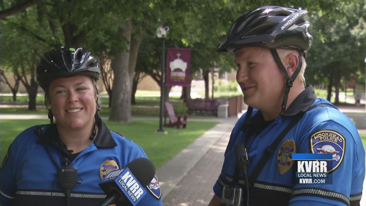 Moorhead Police Officers Put Their Bikes to Work KVRR Local News