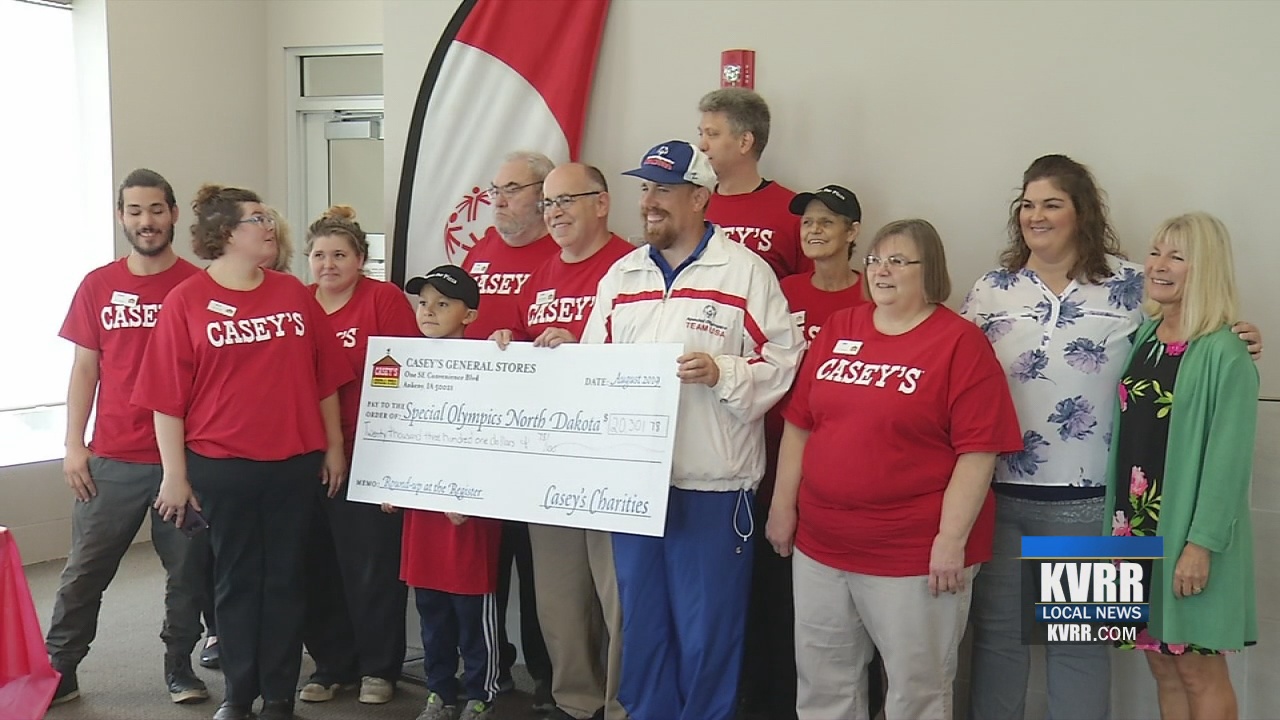 Casey's General Stores Presents Check Worth Over 20,000 to Special