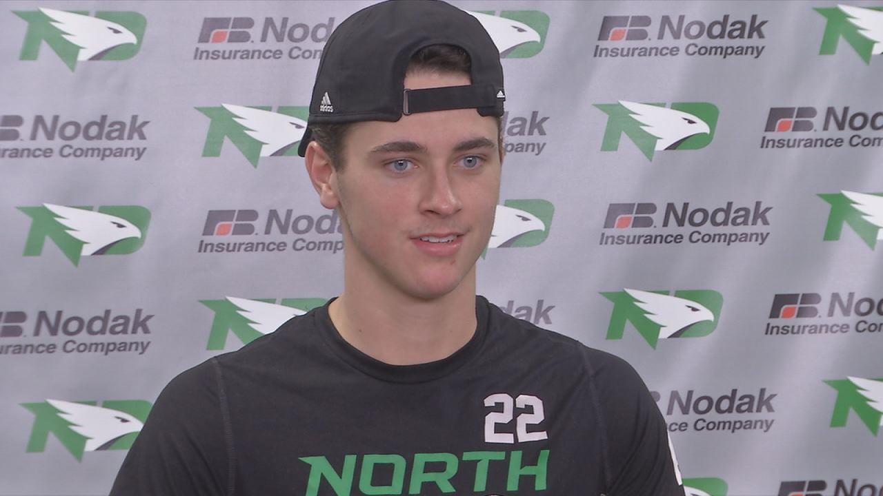 und-hockey-prepares-for-no-2-minnesota-state-mankato-kvrr-local-news